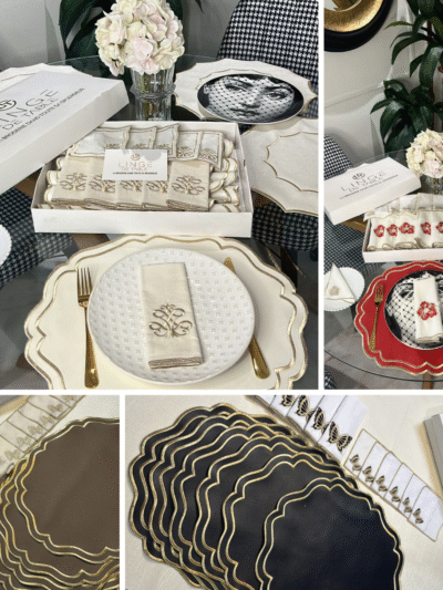 Set de table + serviettes